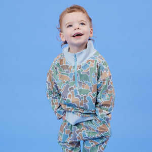 Dino-Saw Half Zip Sweater