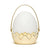 Dragon Egg Carry Lantern - White & Gold