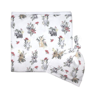 Xmas Wrap & Beanie Set