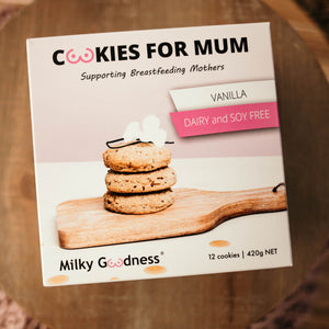 Vanilla Lactation Cookies - Dairy & Soy Free