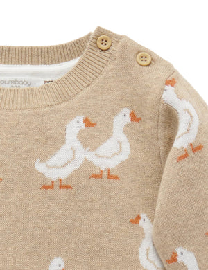 Duck Jacquard Jumper