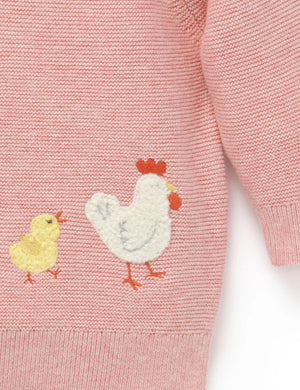 Geranium Easter Jumper
