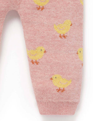 Geranium Chickie Jacquard Leggings