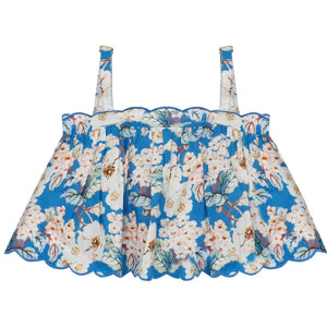 Pumpkin Pie Top (Moroccan Blue)