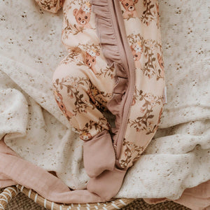 Vintage Teddies Zipsuit