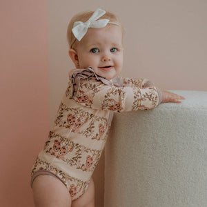 Vintage Teddies LS Bodysuit