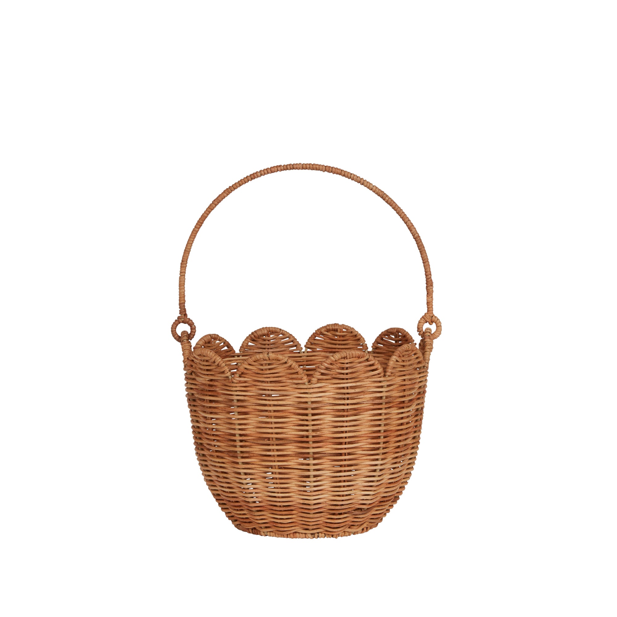 Rattan Tulip Carry Basket (Natural)
