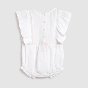 Anais Playsuit - White