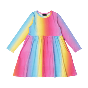 RAINBOW LONG SLEEVE DRESS