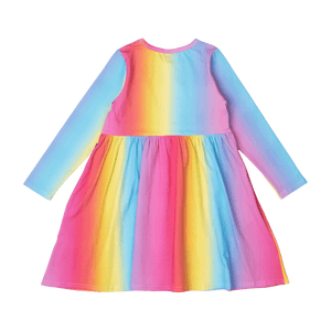 RAINBOW LONG SLEEVE DRESS
