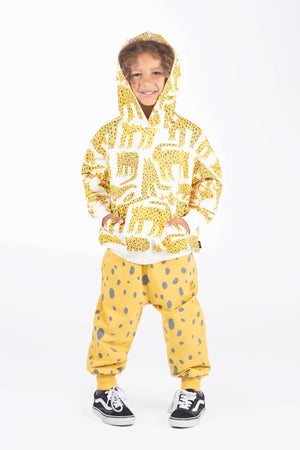 LEOPARD HOODED SWEATSHIRT