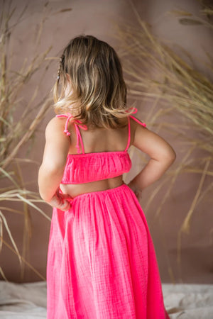 Vera Dress (Neon Blush)