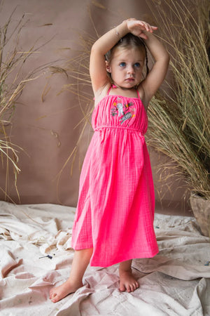 Vera Dress (Neon Blush)