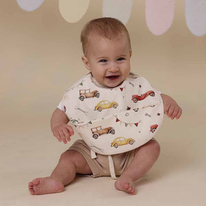 Vintage Cars Snuggle Bib