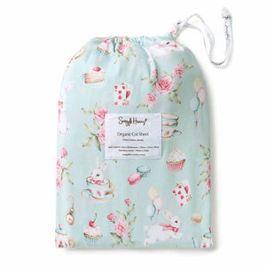 White Rabbit Fitted Cot Sheet