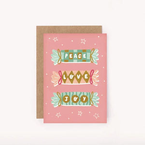 Xmas Crackers Mini Greeting Card