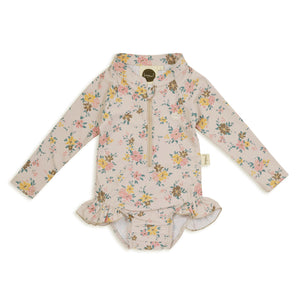 Yasmine Floral LS Rashie Swimsuit