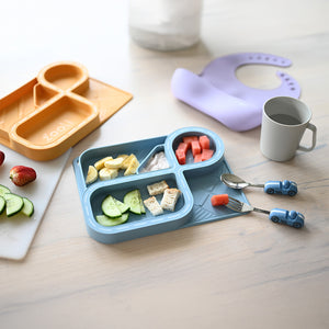 Racetrack Dinnerware Set (Powder Blue)