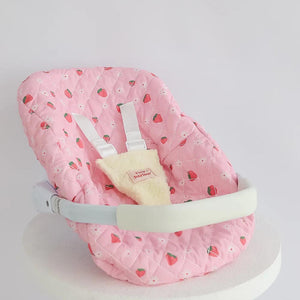 Dolls Car Seat Capsule (Strawberry Picnic)