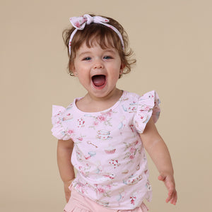 Alice`s Tea Party T-Shirt With Frill