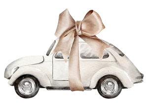 Beetle Bow Tee - Eggnog