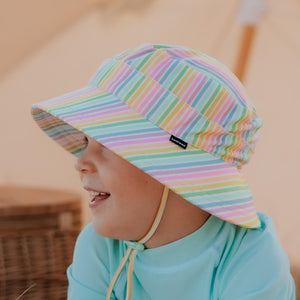 Kids Classic Swim Bucket Hat (Rainbow)