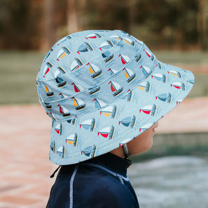 Classic Swim Bucket Sun Hat (Sails)