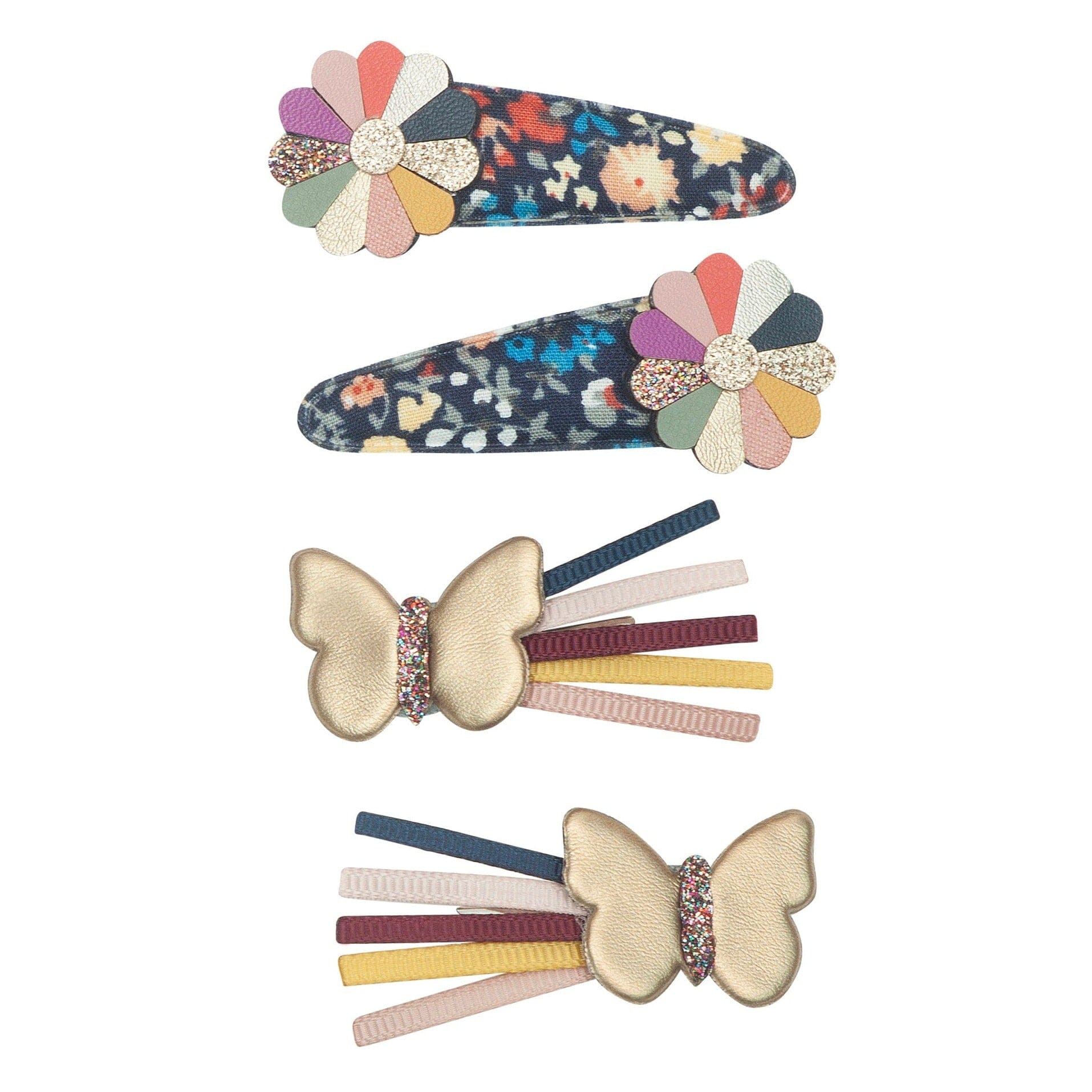 Ivy Butterfly Clips - Winter Ivy