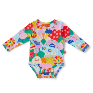 Rainbow Valley Long Sleeve Bodysuit