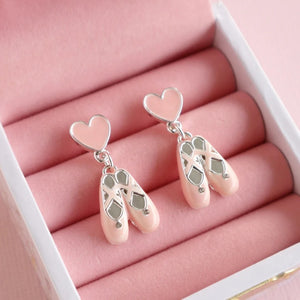 Slipper Drop Earrings (Ballerina Box)