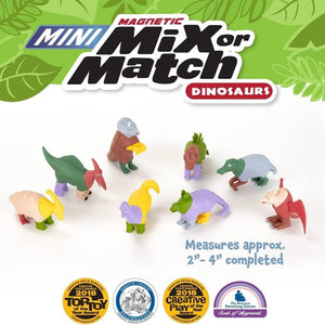 Mini Magnetic Mix Or Match Dinosaurs Deluxe Set
