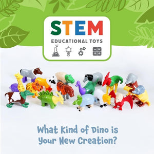 Mini Magnetic Mix Or Match Dinosaurs Deluxe Set