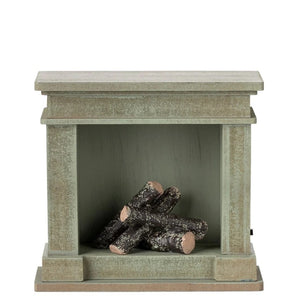 Fireplace Miniature (Dusty Green)
