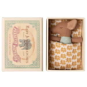 Sleepy Wakey Baby Mouse In Matchbox - Blue (2025)