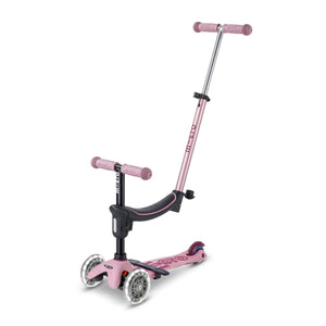 Mini Deluxe Rock And Go Led Scooter (Dusty Pink)