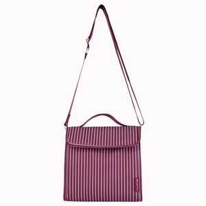 Insulated Lunch Carrier - Ruby Stripe