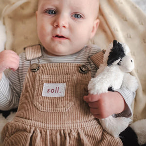 Mini Clover The Cow Rattle (Black)