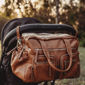 Carryall Tan Nappy Bag (Vegan Tan)