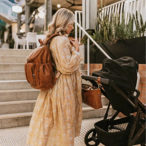 Signature Nappy Backpack (Vegan Tan)