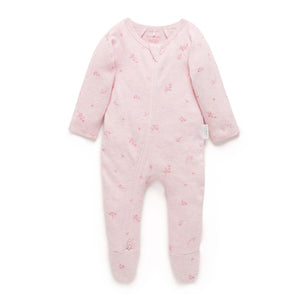 Pink Blossom Zip Growsuit