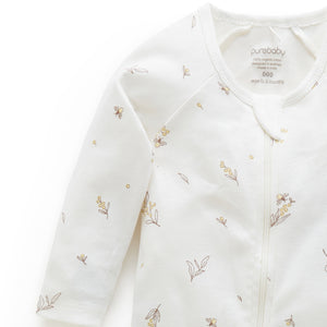 Vanilla Wattle Bee Zip Growsuit