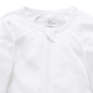 White Zip Growsuit