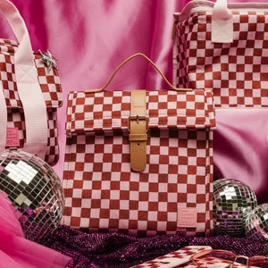 Crimson Haze Lunch Satchel