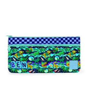 Dino Rave Mini ID Pencil Case