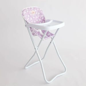 Doll Highchair (Lilac Daisy)