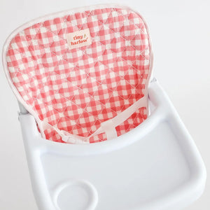 Doll Highchair (Pink Gingham)