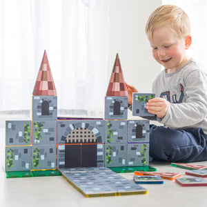 Magnetic Tile Topper - Castle Pack (40 Piece)