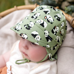 Legionnaire Flap Sun Hat (Panda)