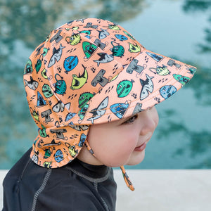 Swim Legionnaire Flap Hat (Nippers)