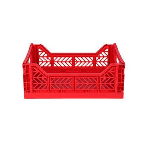 Midi Folding Crate (Red)
